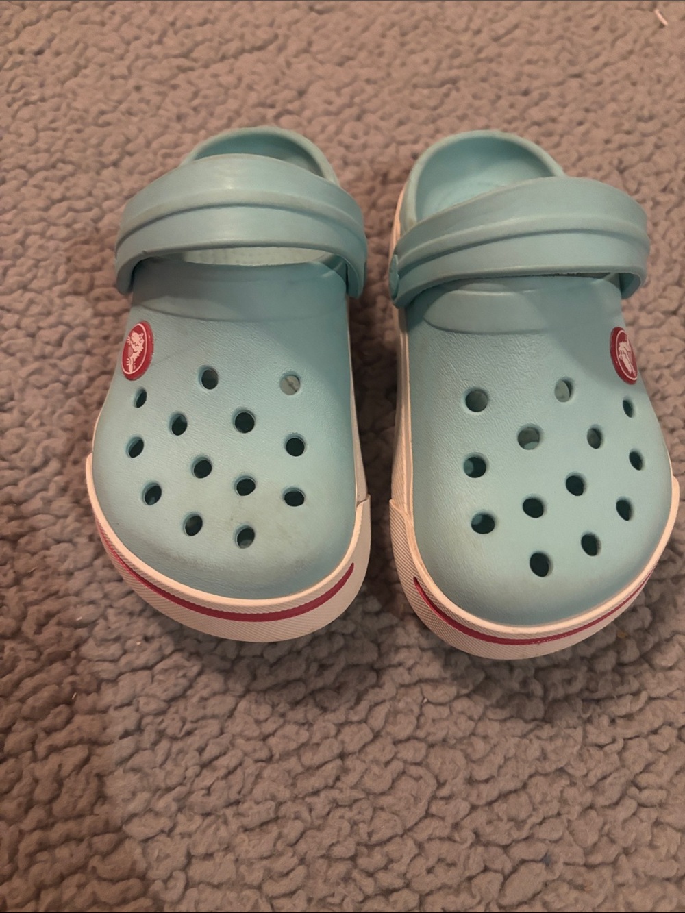 CROCS Crocband  Light Blue Slip-On Clogs